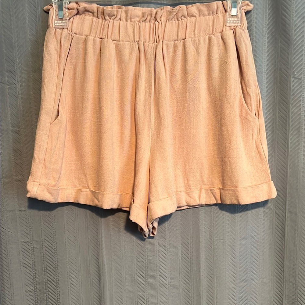 Mahina Linen Paper Bag Shorts